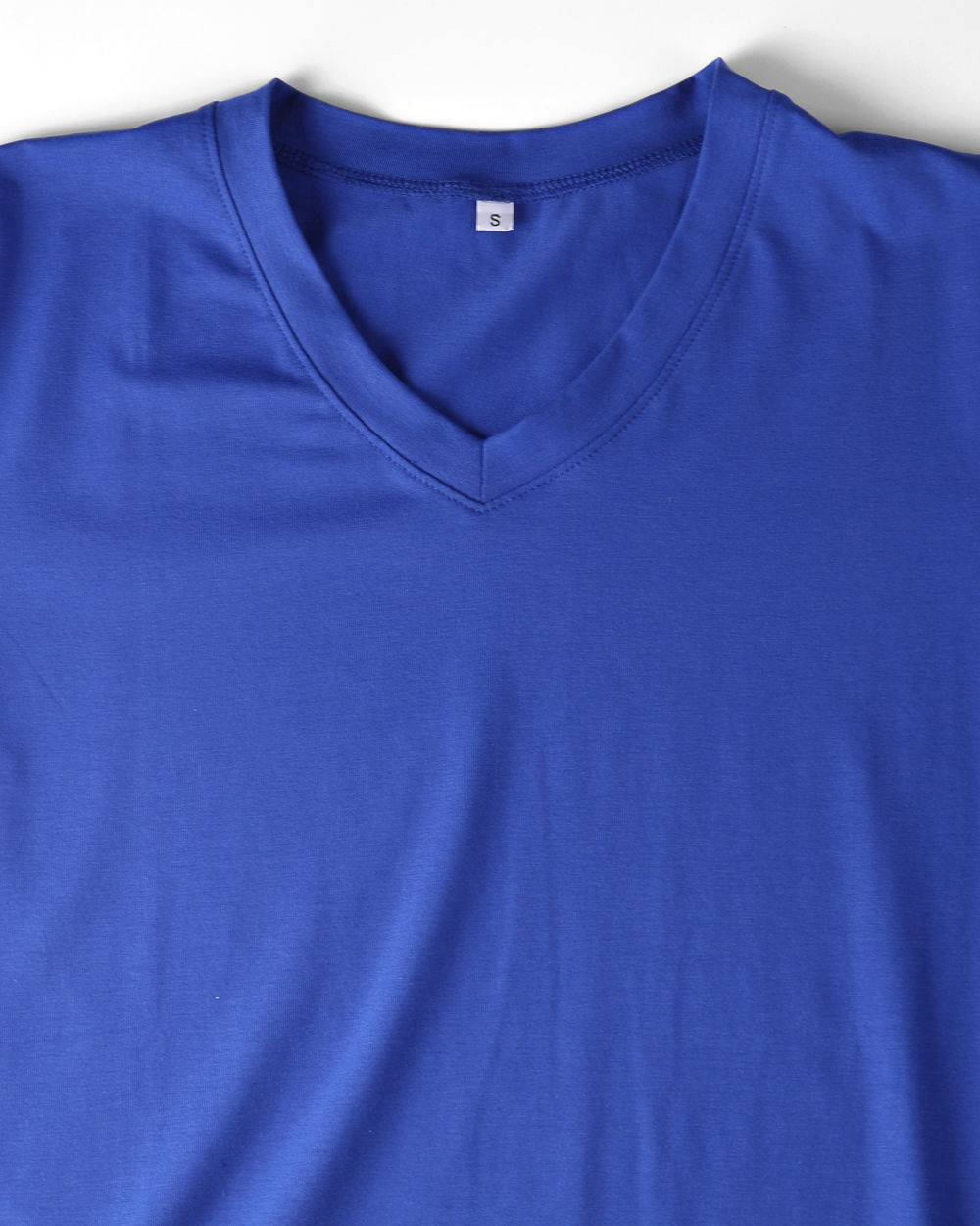 New Mens T-shirts V-neck Tee Classic Fit Muscle Top Spandex Solid XS S M L XL gallery