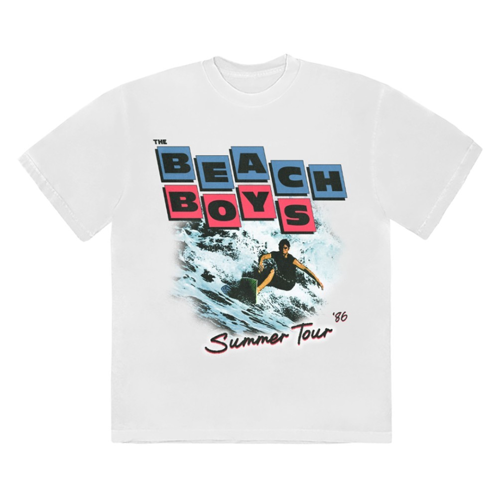 New Popular The Beach Boys Summer Tour ’86 White Unisex S-5XL Shirt TC88