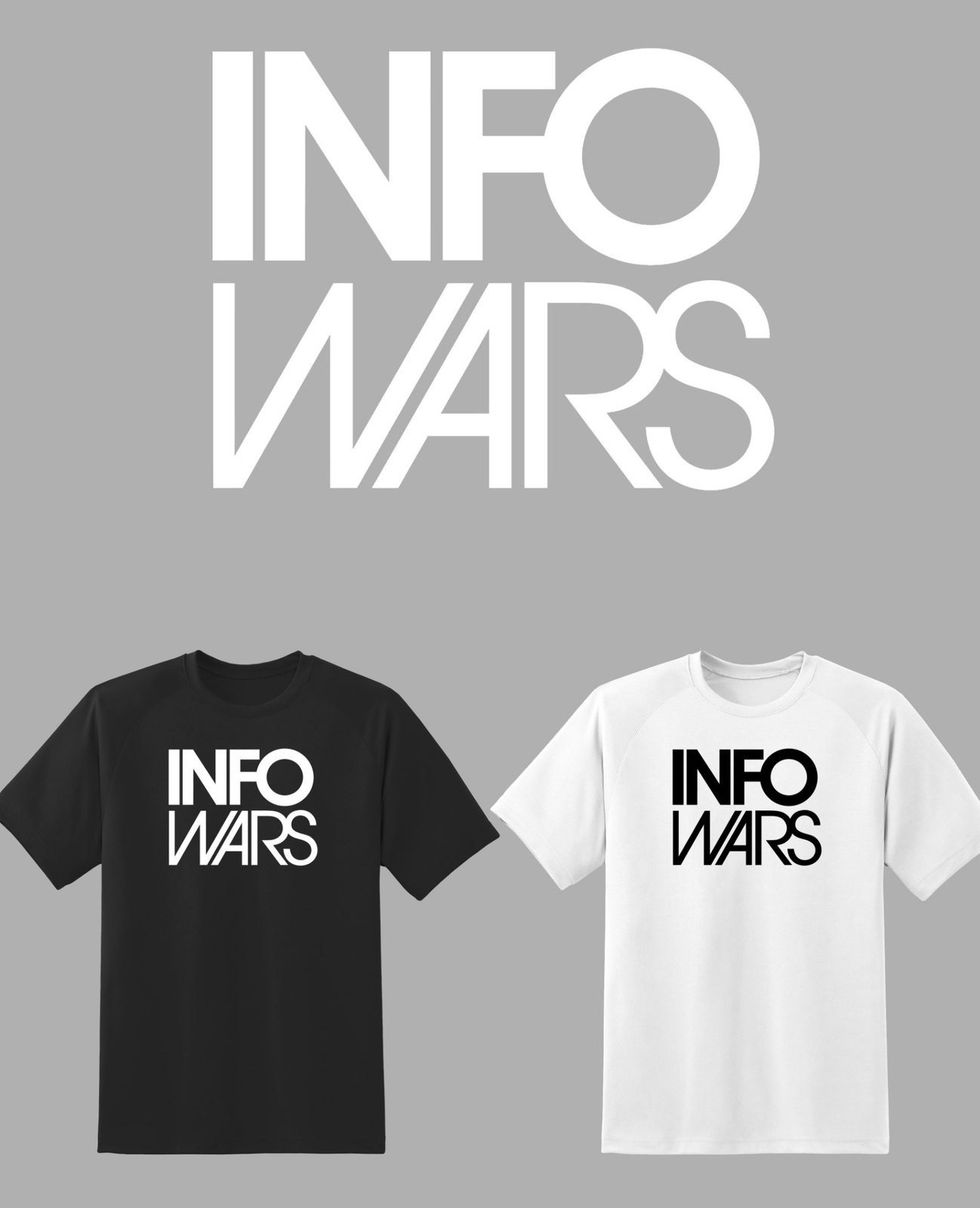 Info Wars Alex Jones Main logo shirt S-6XL Tracking!! gallery