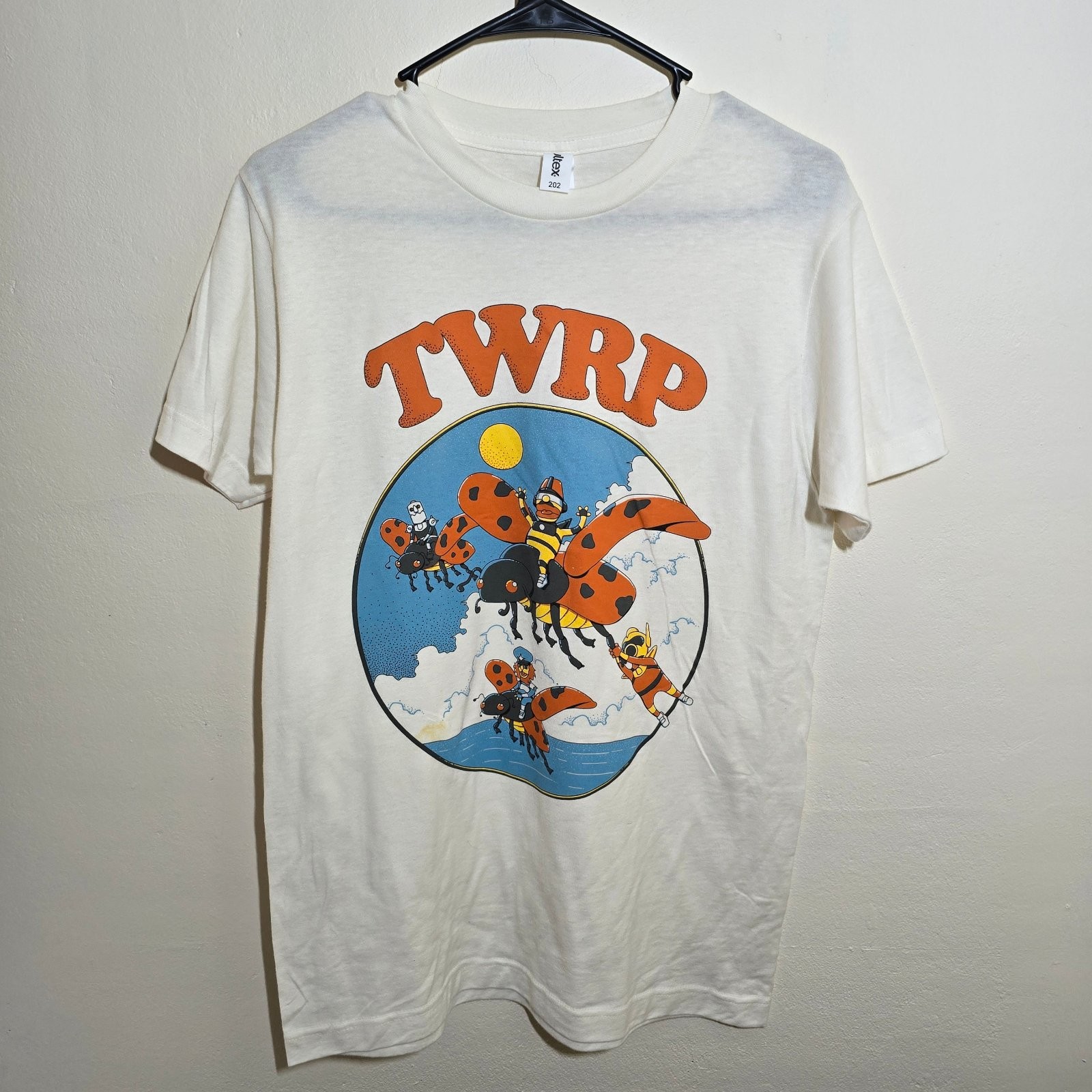 Official TWRP Tupper Ware Remix Party Ladybug Band Tour Concert Small Shirt