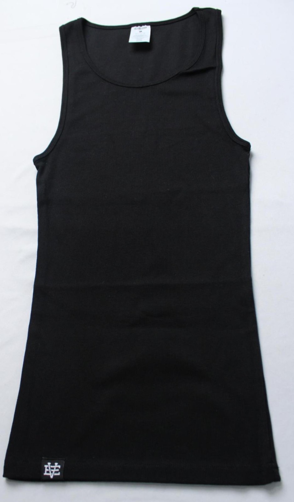 Ekkovision Men’s Sleeveless Ribbed Knit Core Beater Tank Top CL8 Black Size XL