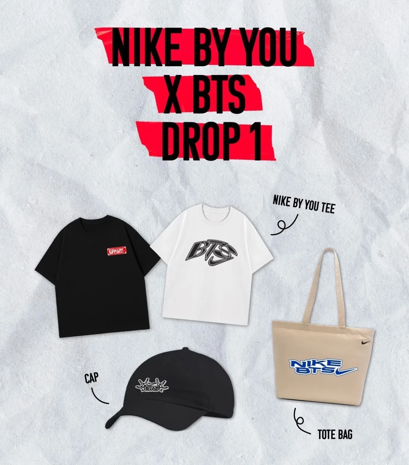 Nike By You x BTS World Tour "Arirang" T-Shirt Custom Design Thailand gallery