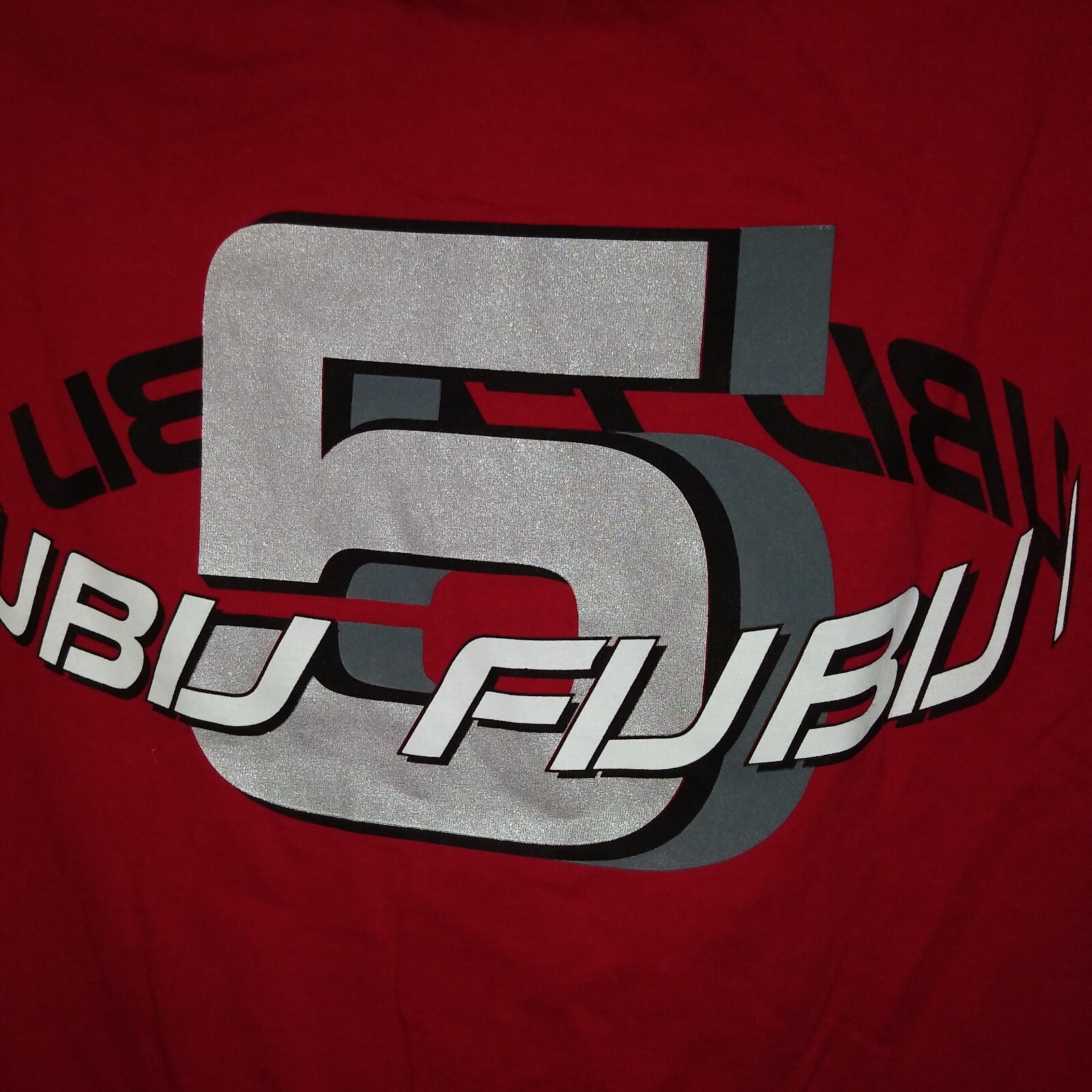 Fubu Old School Mens Hvy T Shirt Size XL See Measurement (Big) Sport Col. Red gallery