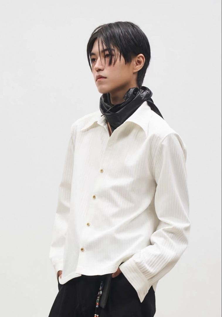 SOUTHFISH JCaesar Maple Color Shirt White Size S Mens Long Sleeve Button Up gallery