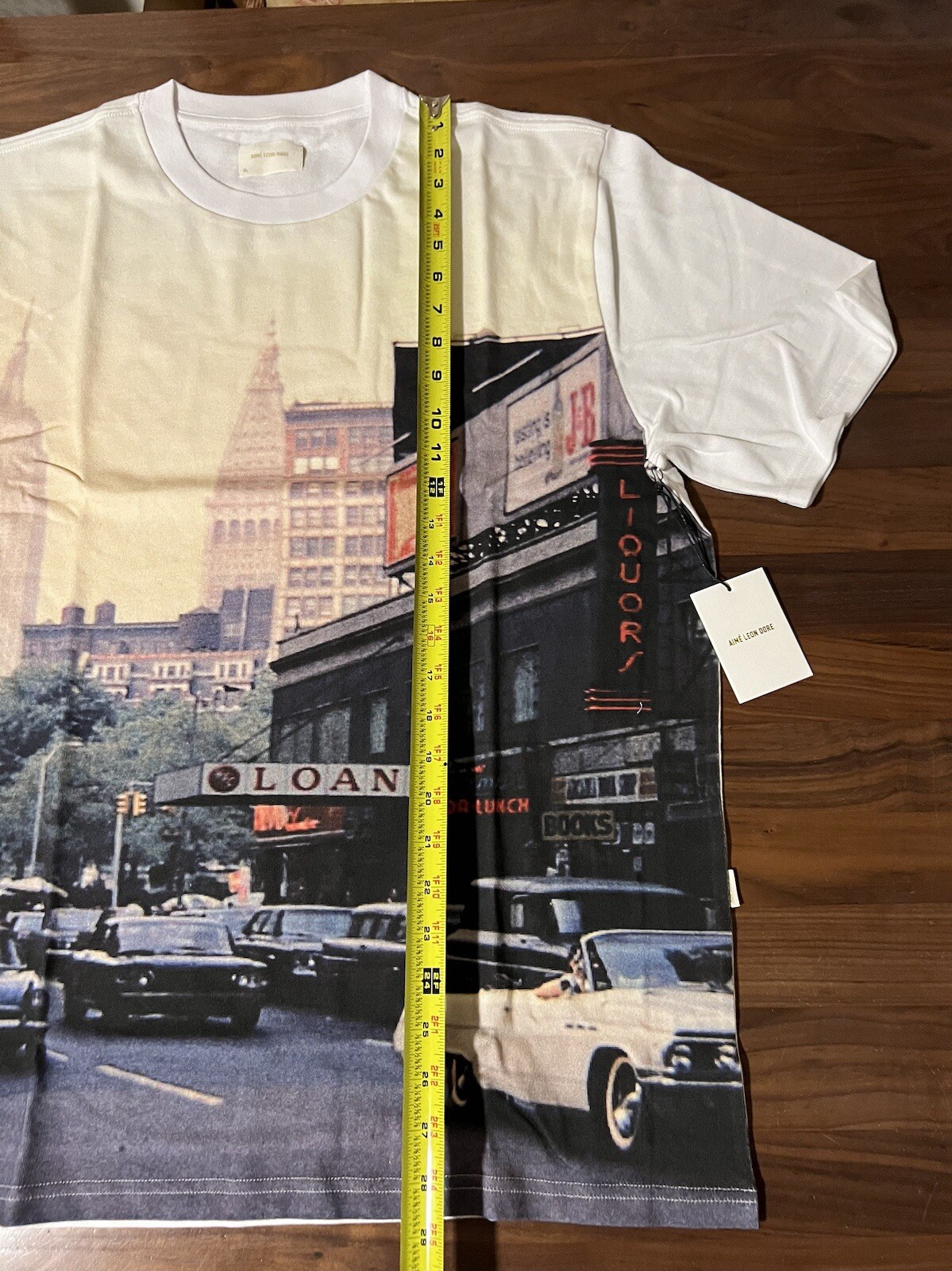 Aime Leon Dore ALD Spring Photo Tee Size XL Retro T-Shirt City Graphic Print gallery