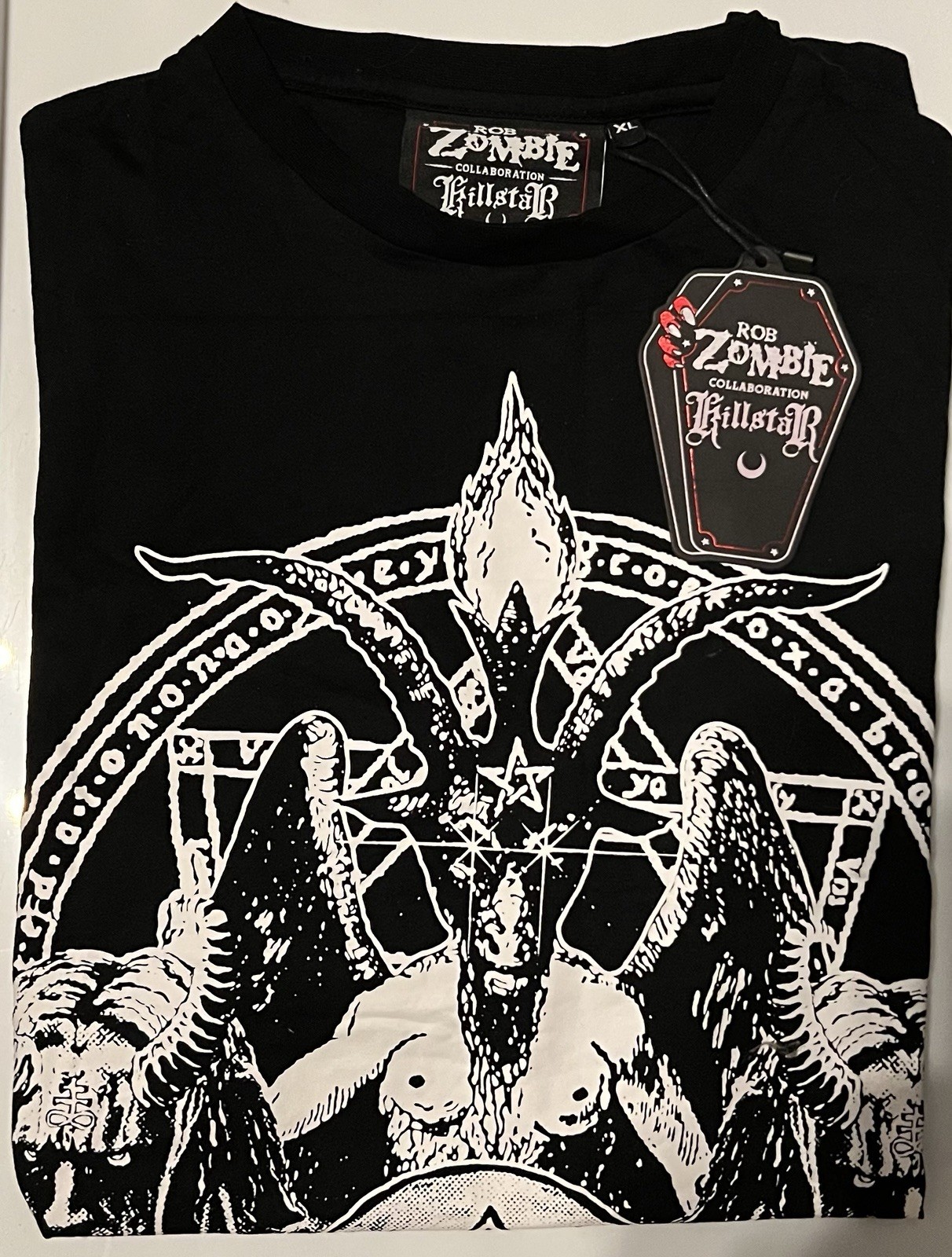 KillStar- Rob Zombie “SuperBeast” Baphomet T-shirt XL rare NEW w/Tags gallery