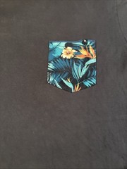 Rip Curl Floral Pocket Tailored For T-Shirt Mens Size L *See Description*