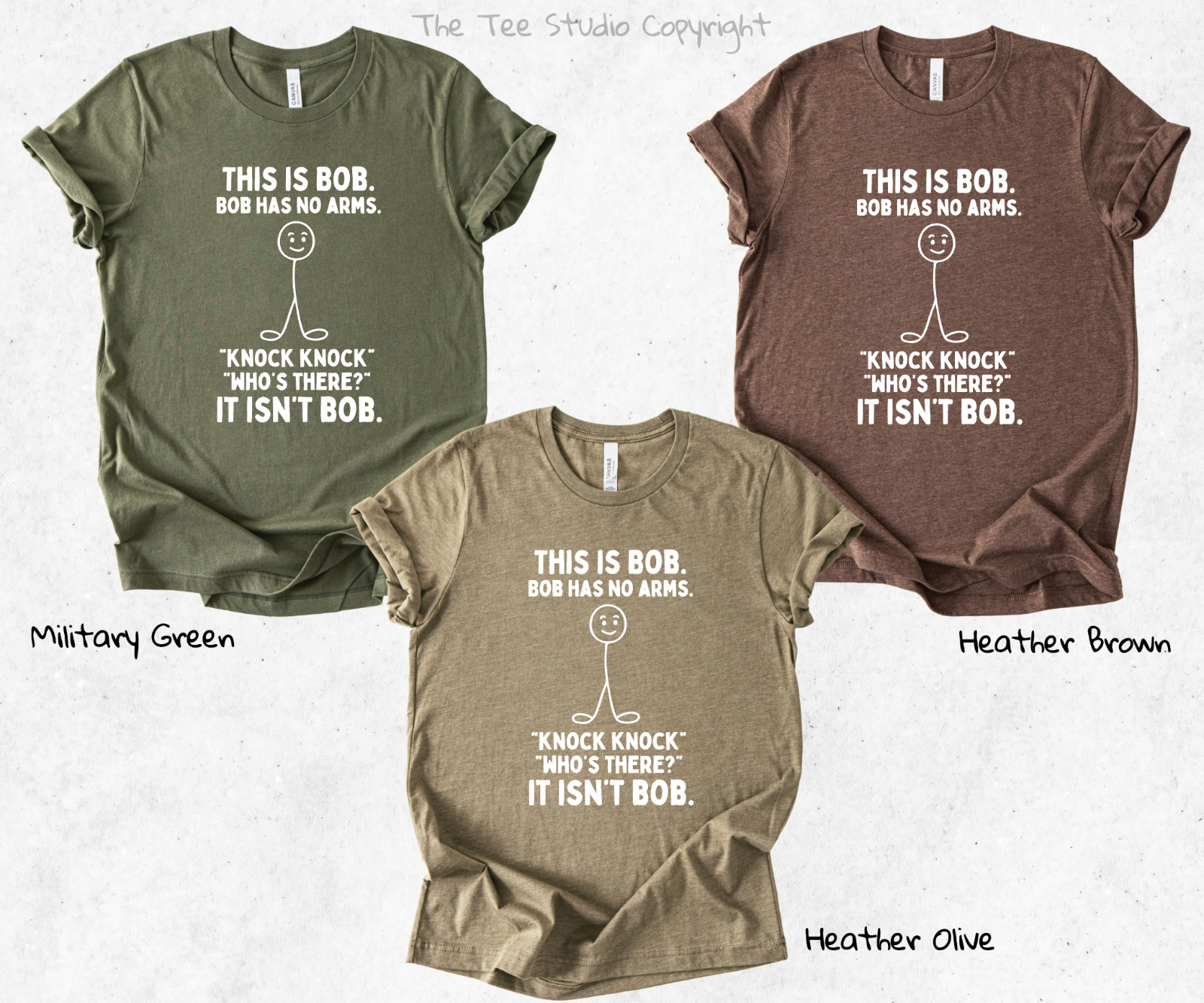 Silly Funny This Is Bob. Bob Has No Arms T-shirt Sarcastic Gifts Funny Shirt gallery