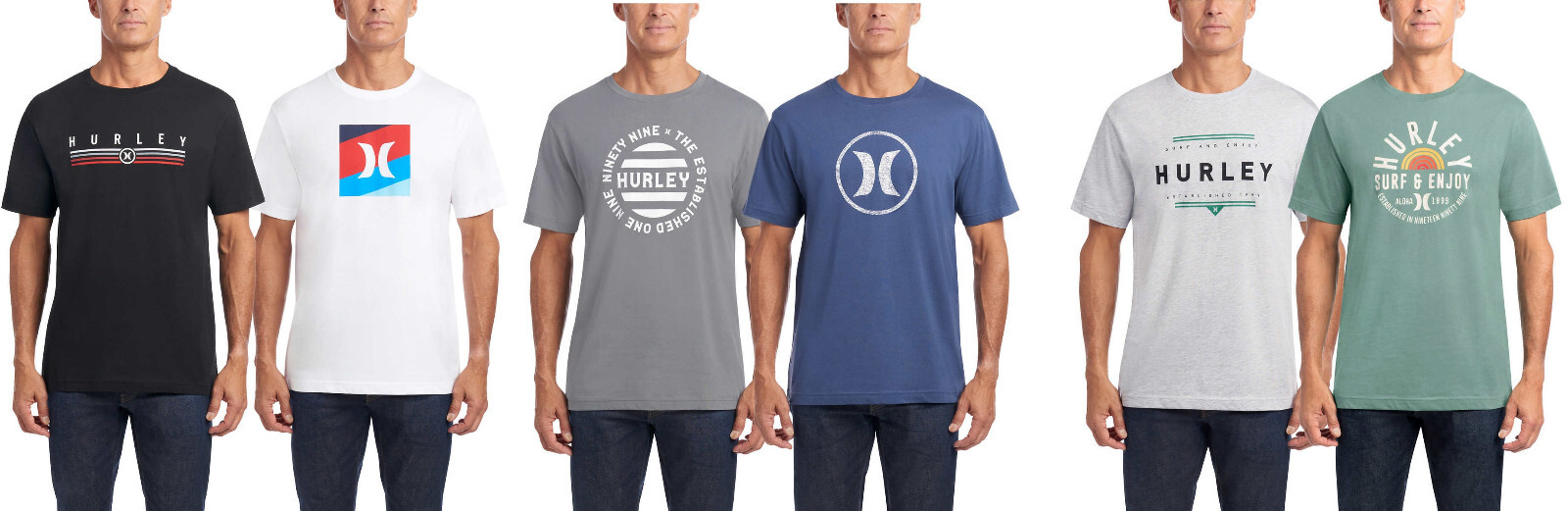 Hurley Men's Graphic Tee, 1 or 2-Pack gallery