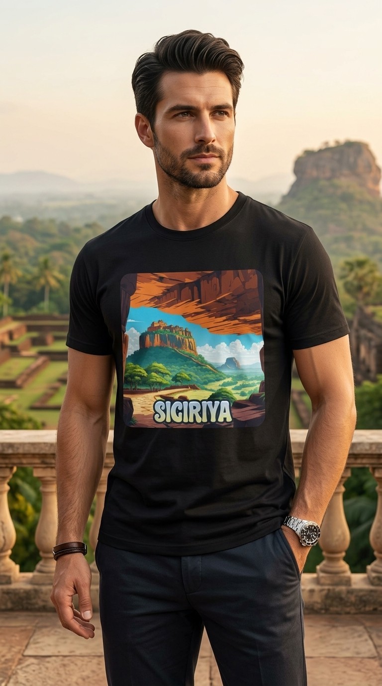 Sigiriya Sri Lanka - Unisex Short Sleeve T-Shirt gallery