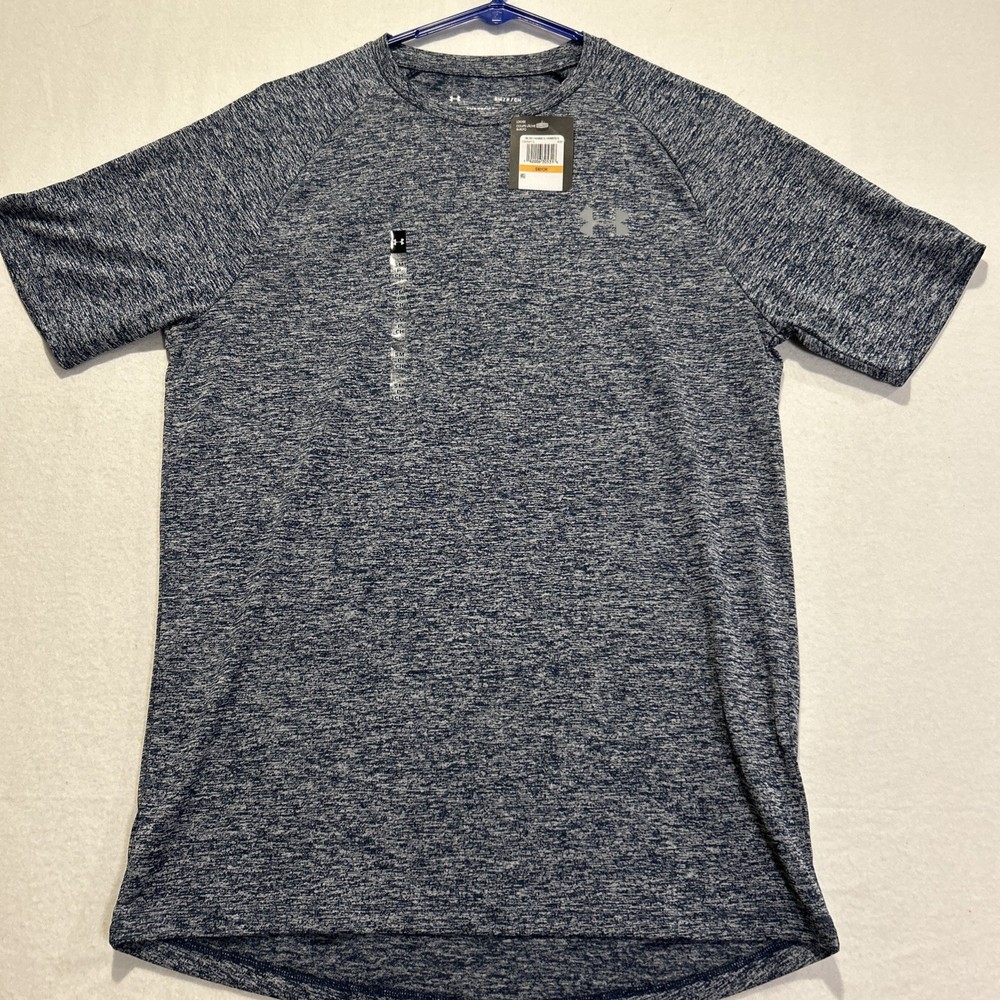 Under Armour Mens Athletic UA Tech 2.0 T-Shirt Short Sleeve 1326413-409 Small