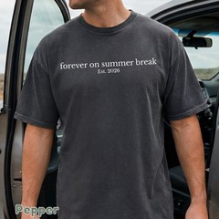 Forever On Summer Break Retirement Shirt Cute Retired Teacher Gift