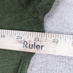 Rag & Bone Mens Shirt Large Green Olive Raw Hem 100% Linen