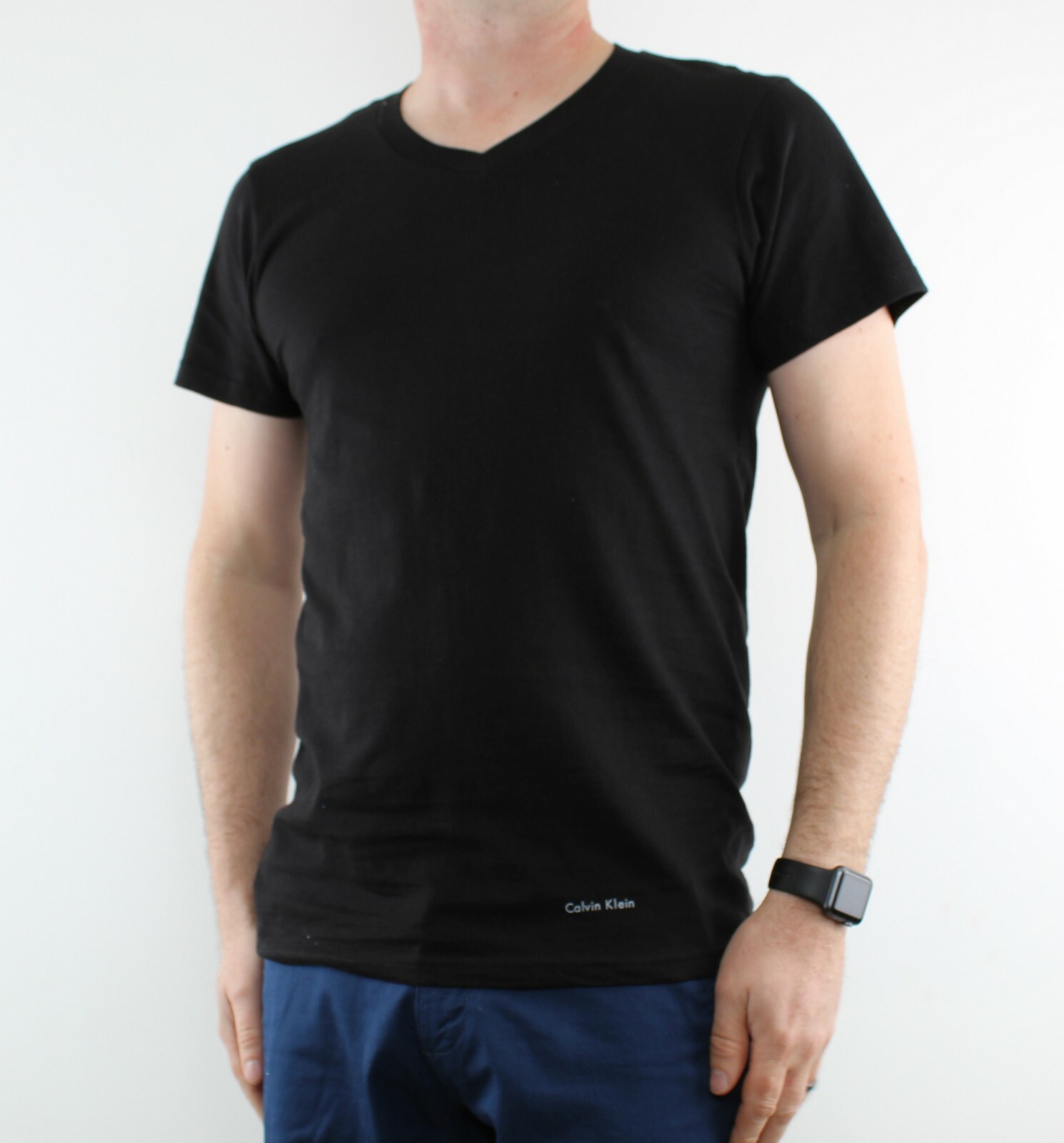 Calvin Klein Men's T-Shirts V-Neck Undershirt, Classic Fit Tee Shirt, 3 Pack gallery