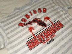 Vintage 1992 Harley Davidson Robison Daytona Beach Tee USA Large Shirt