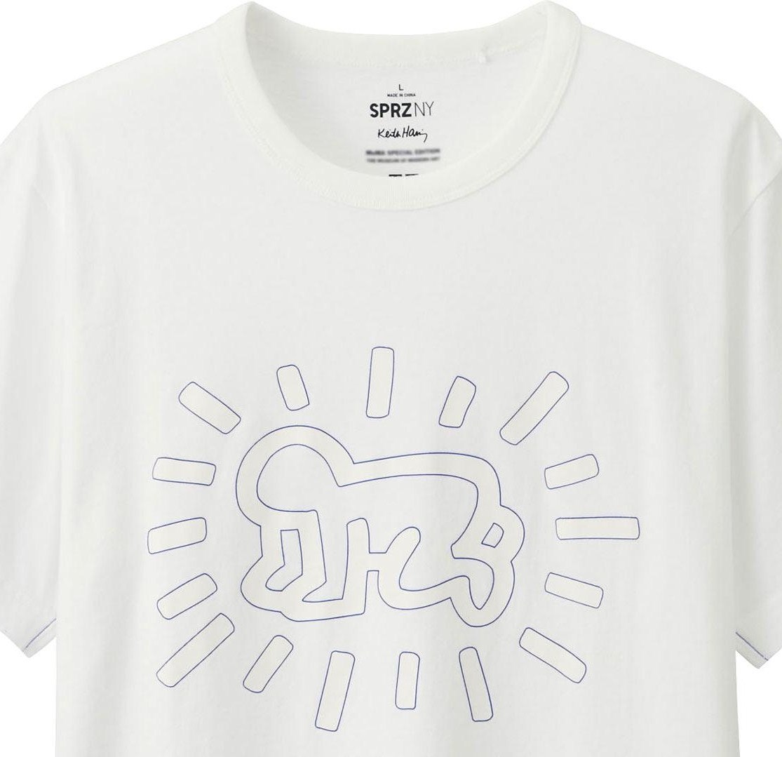 KEITH HARING x UNIQLO 'Radiant Baby' SPRZ NY Art T-Shirt S White/White *NWT* gallery