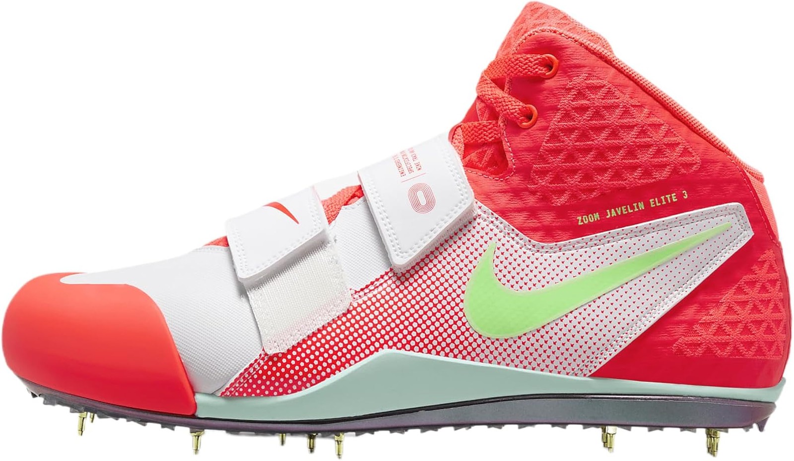 Nike Zoom Javelin Elite 3 Track & Field Throwing Spikes (FZ9626-100, White/Hyper