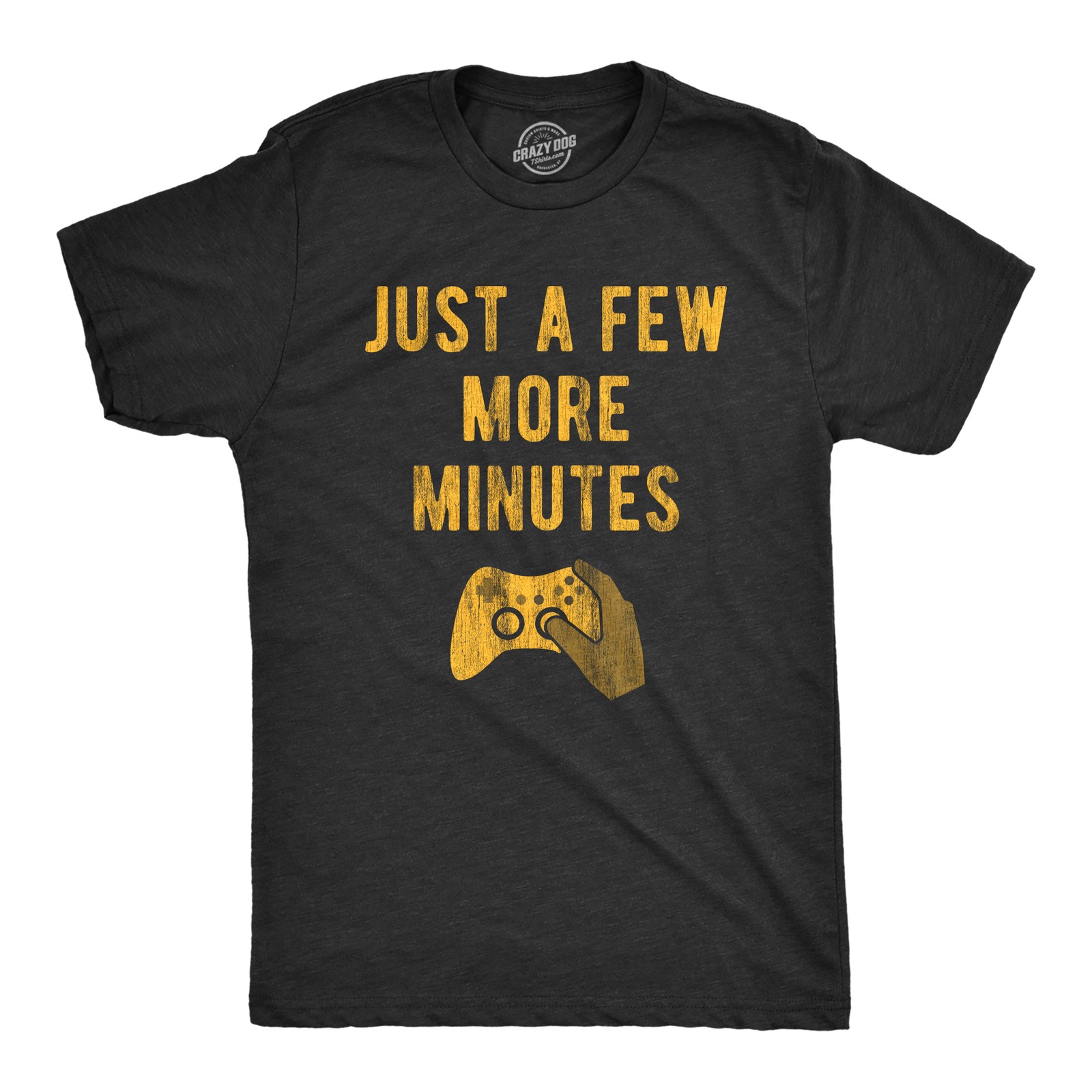 Mens Just A Few More Minutes T Shirt Funny Video Gaming Graphic Tee Gift for gallery