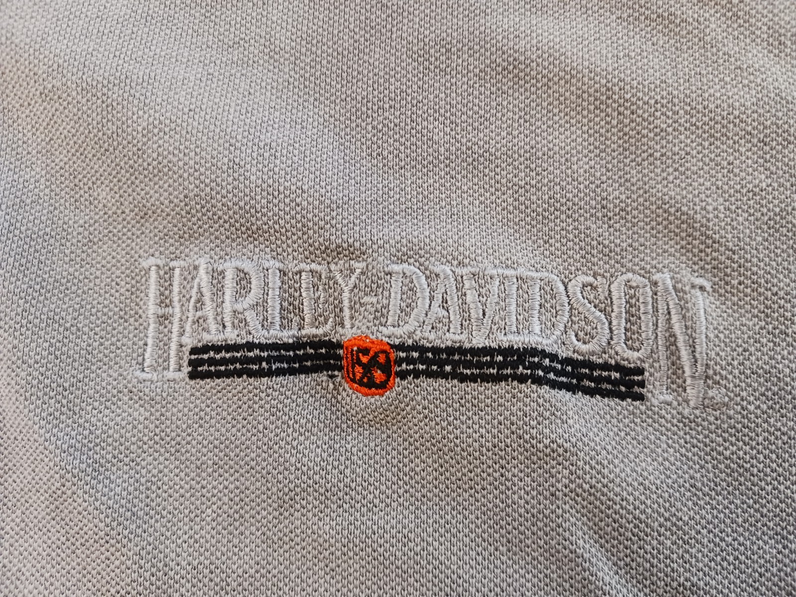 Yosemite Harley Davidson Polo Shirt Merced California Men's XL Gray Embroidered gallery