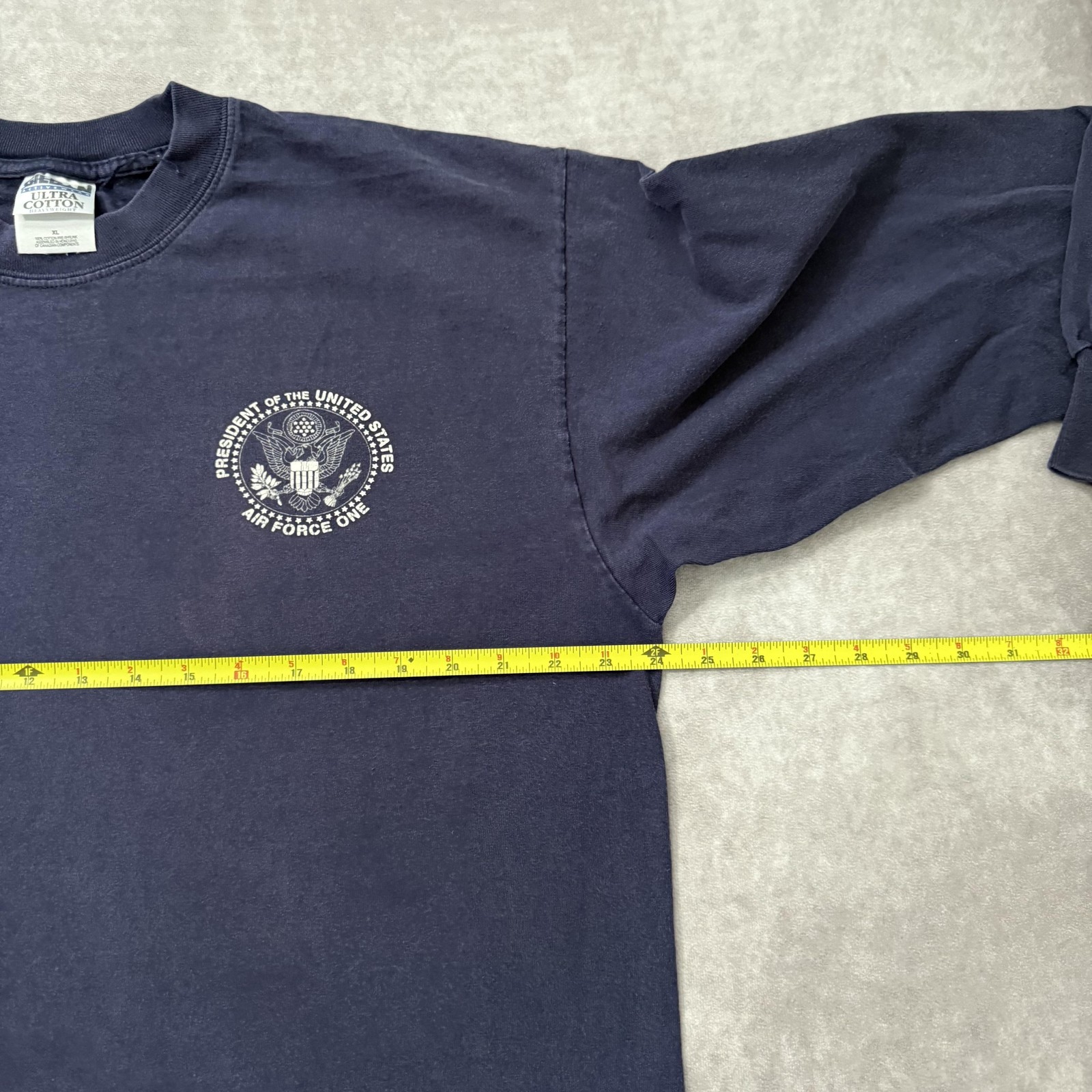 Vintage Air Force One Shirt Mens XL USA Long Sleeve Military gallery
