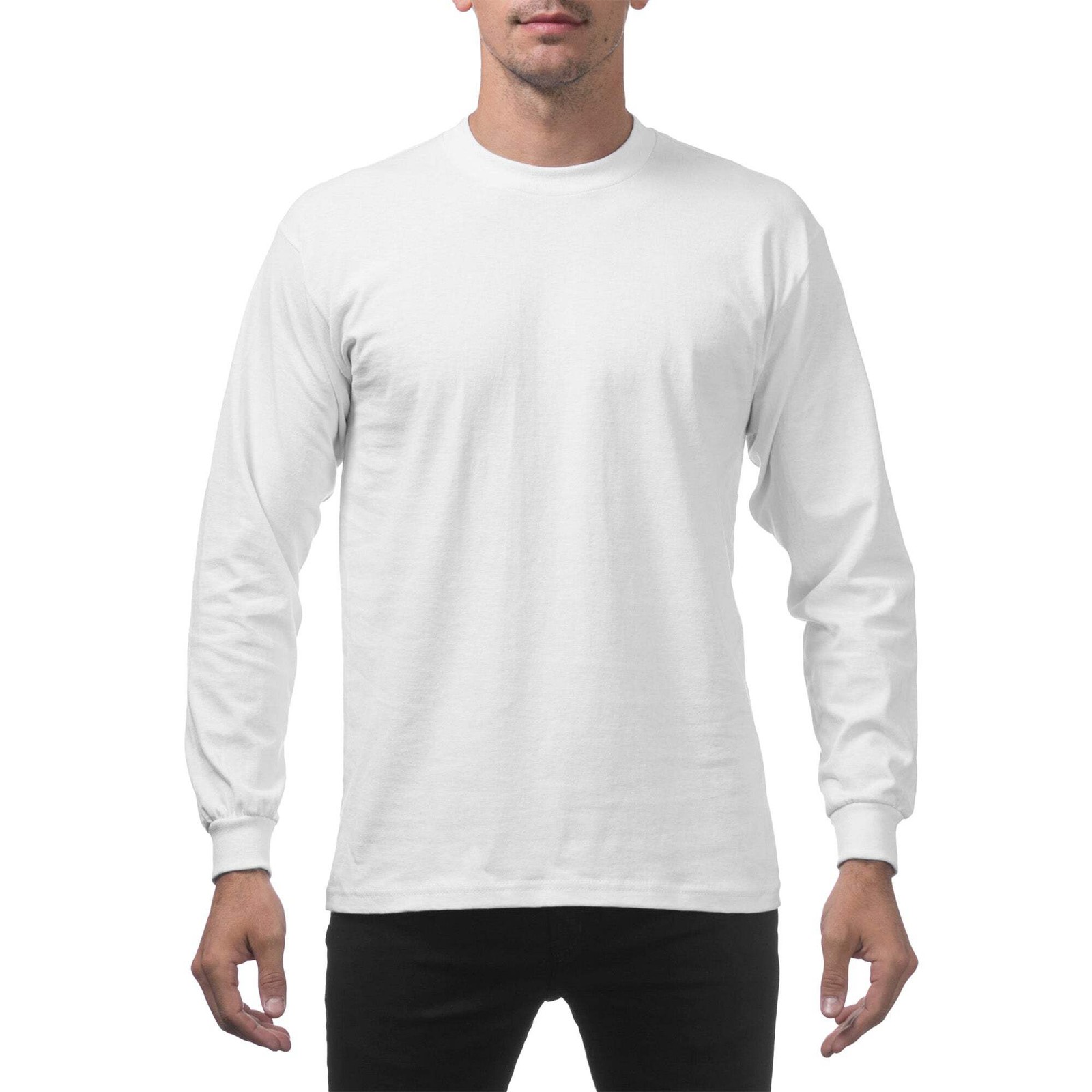 Pro Club Men's Heavyweight Cotton Long Sleeve T-Shirt gallery