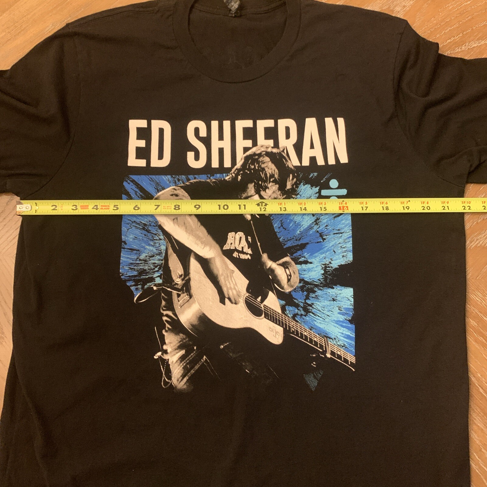 Ed Sheeran Divide World Tour Concert T-Shirt Size XL Black Ei-Lo E3600 Tag Music gallery