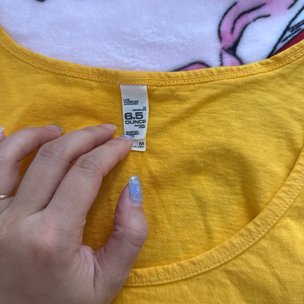 Men’s Los Angeles apparel yellow muscle tank top M gallery