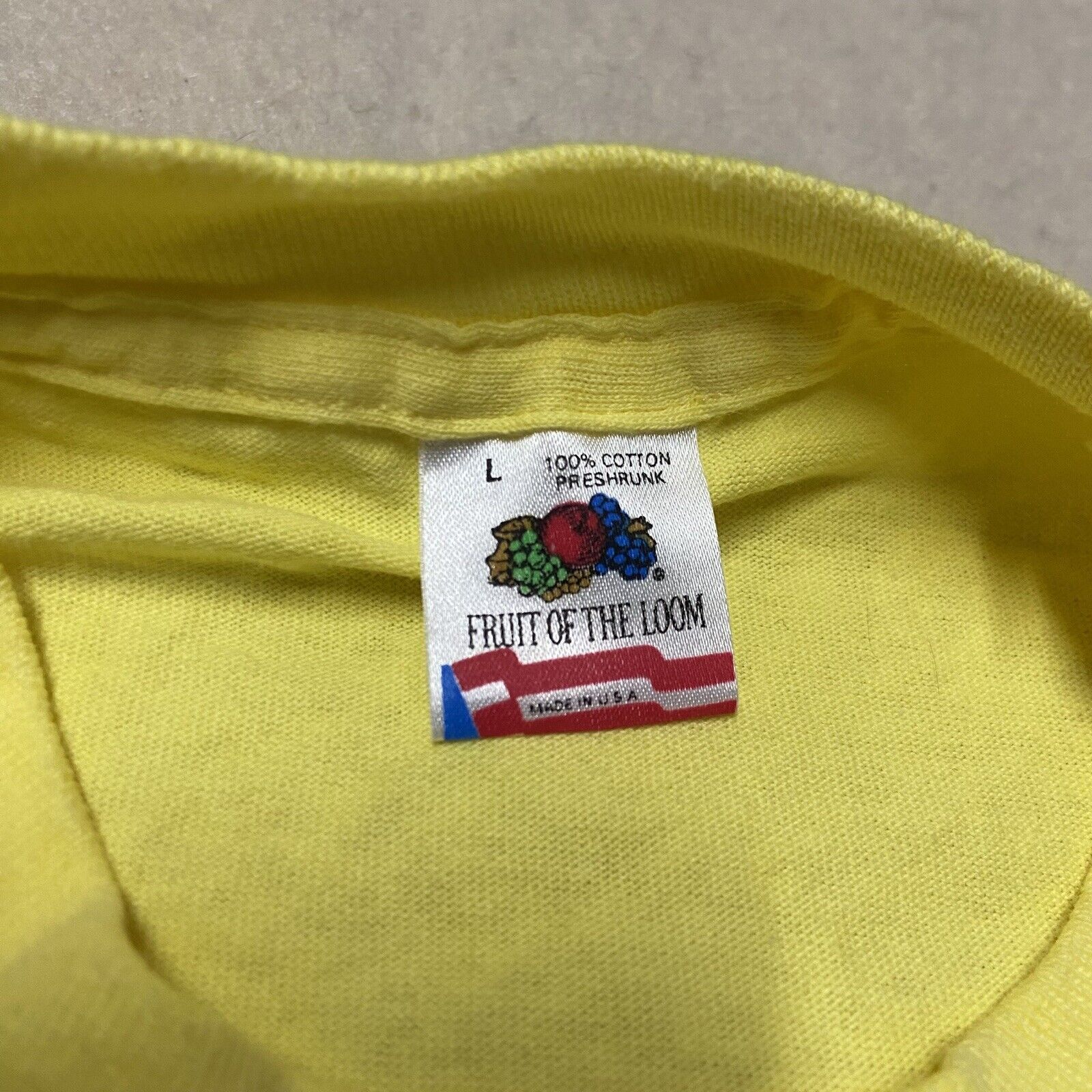 Vintage Maasai Women Shirt Men's L Heidi Lange Art Africa Kenya Yellow Cotton gallery