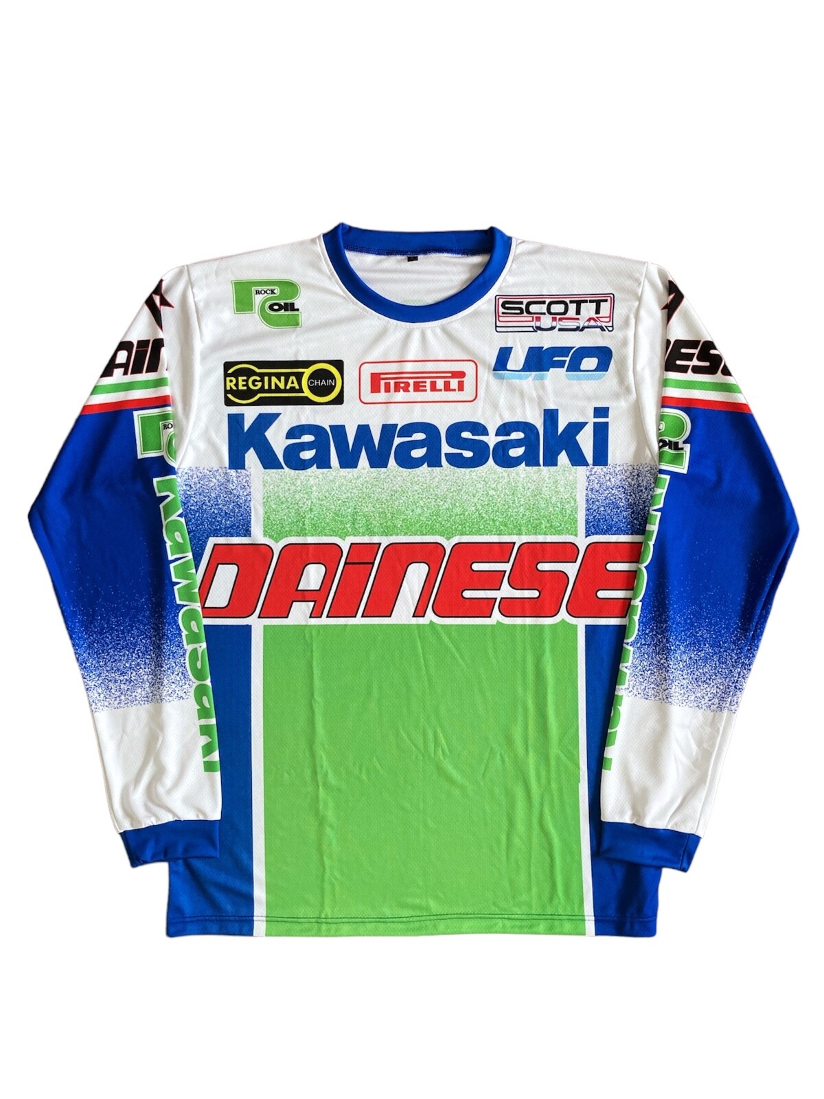 Dave Thorpe Kawasaki Dainese Reproduction Replica Vintage Motocross Jersey
