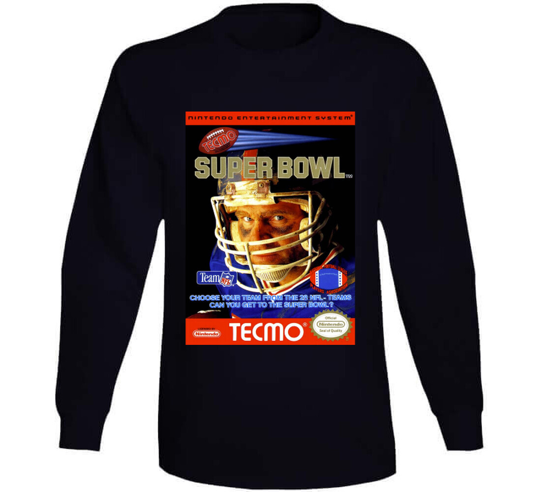 Tecmo Super Bowl Nes Video Game Cover T Shirt gallery