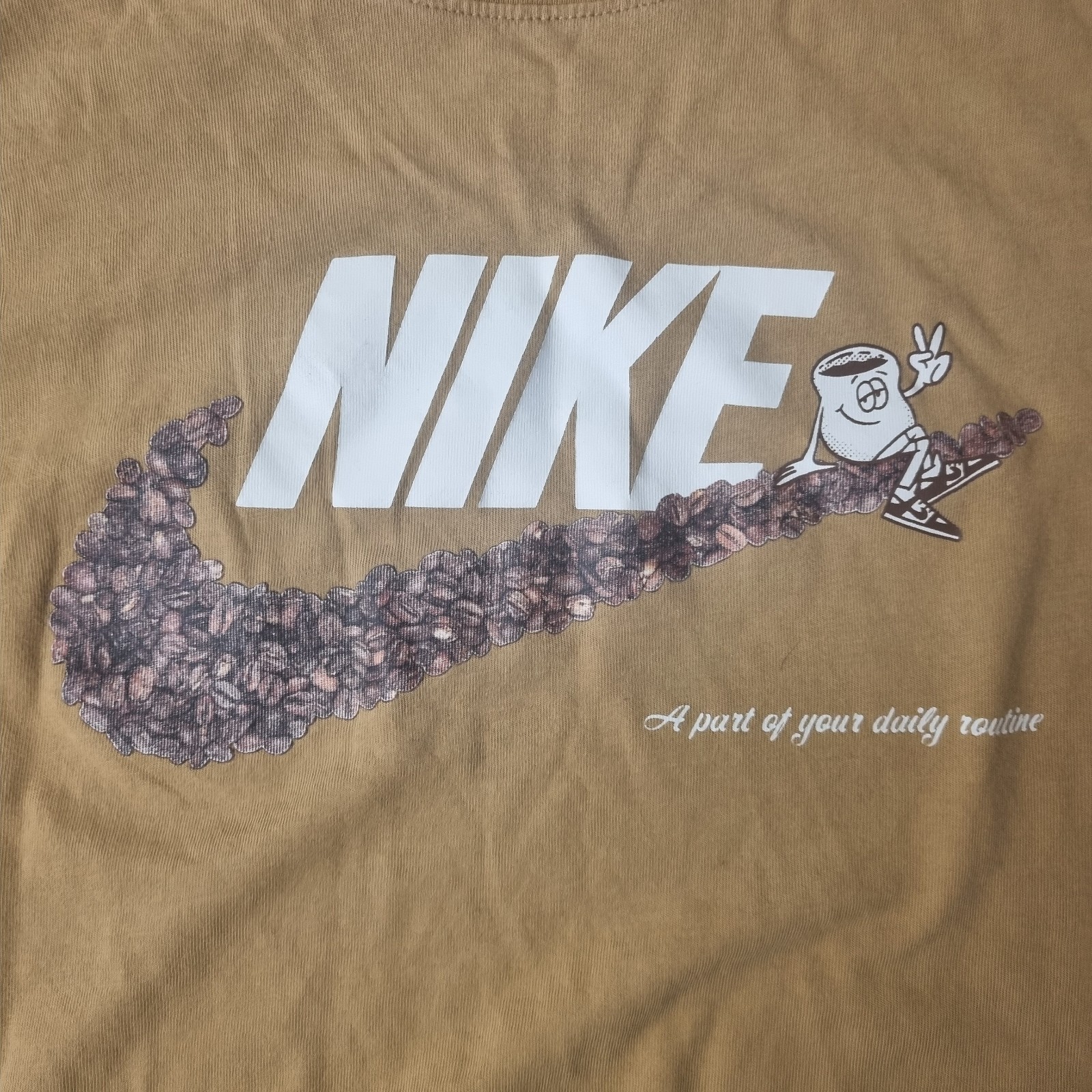 The Nike Coffee A part of your daily routine T shirt Men's Large Brown gallery