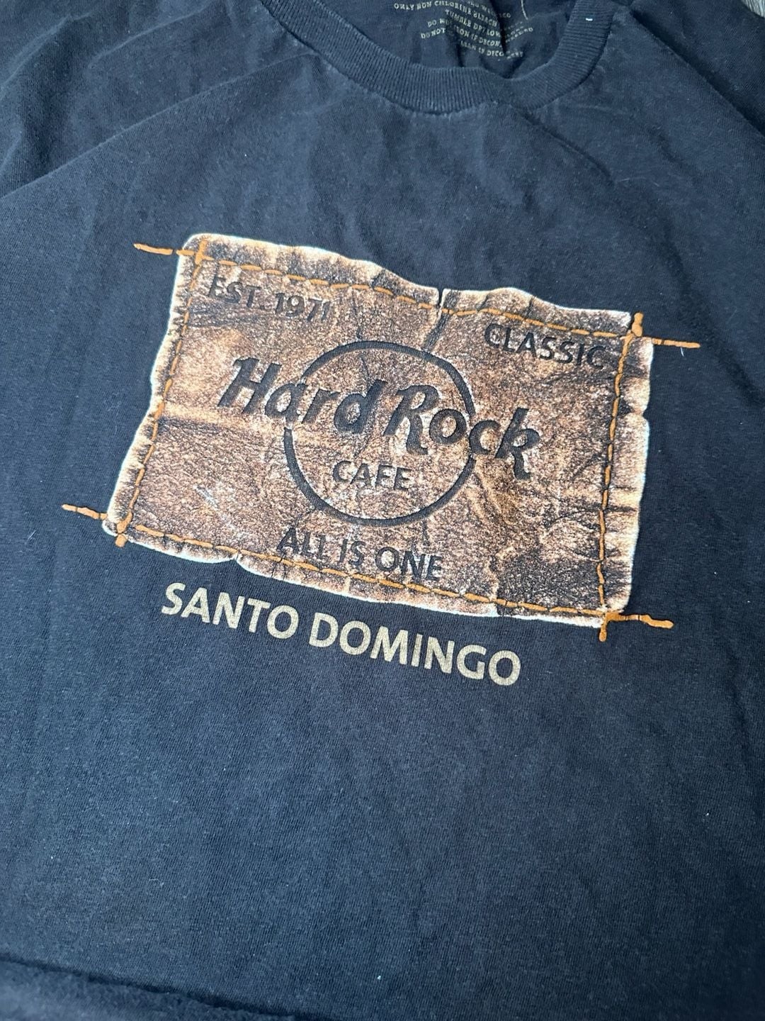 Hard Rock Cafe Santo Domingo All Is One Graphic T-Shirt Brown Large gallery