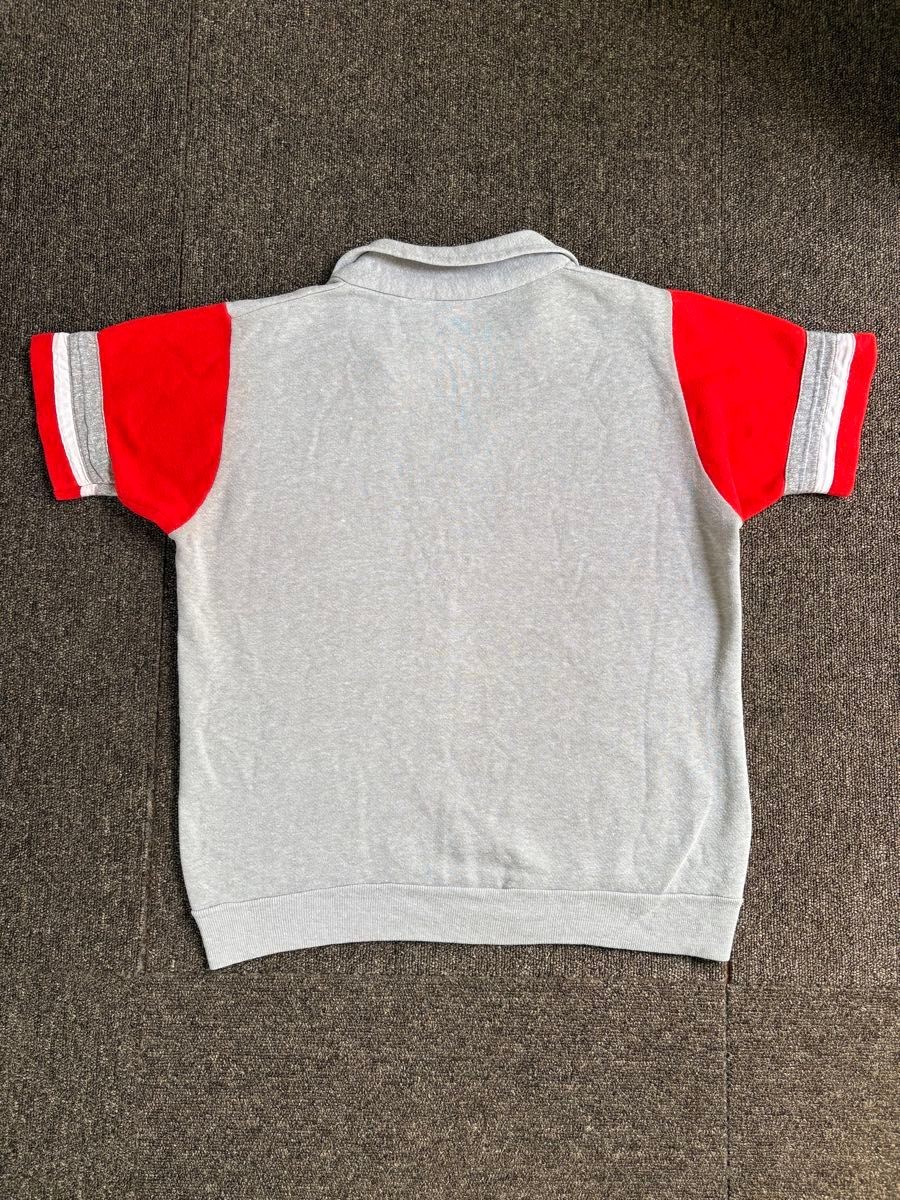 Vintage Late 70s Champion Blue Bar Tag Collared Short Sleeve Sweatshirt NDSU M gallery