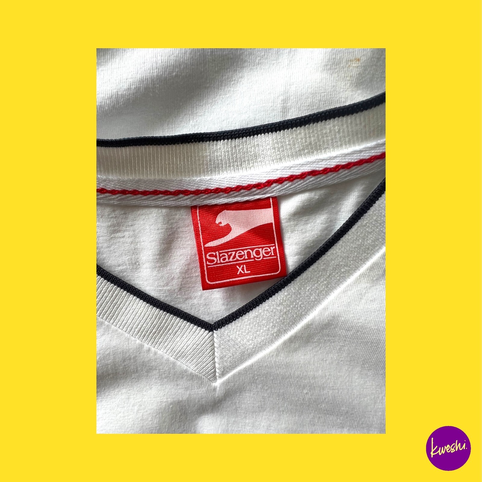 SLAZENGER Men's Essential T-Shirt, 100% Cotton, Crew Neck, White, UK XL gallery