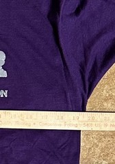 Screen Stars Large Purple Single Stitch Graphic Print Student Energy Research