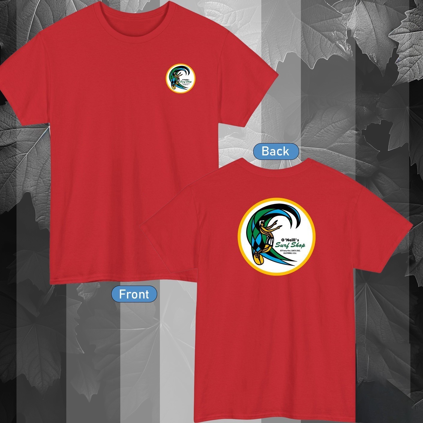 O'Neill Surf Shop Logo Active T-Shirt Color Black/Red/Navy/Blue/White/Grey S-5XL gallery