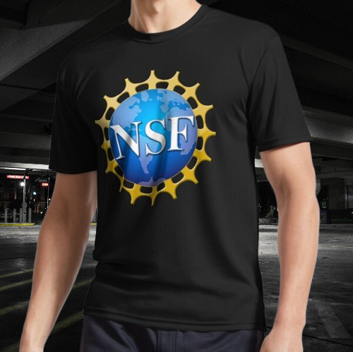Seal of the National Science Foundation T-Shirt Funny Size Mode American T-shirt