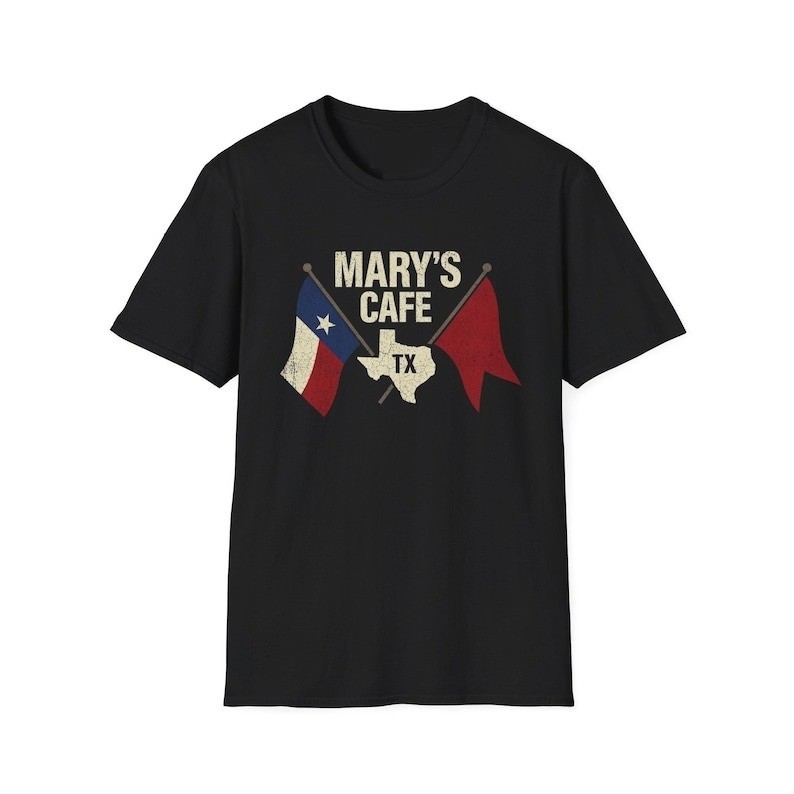 Mary's Cafe Logo T-Shirt, TV Show Landman Inspired, As worn by T.L. Norris gallery
