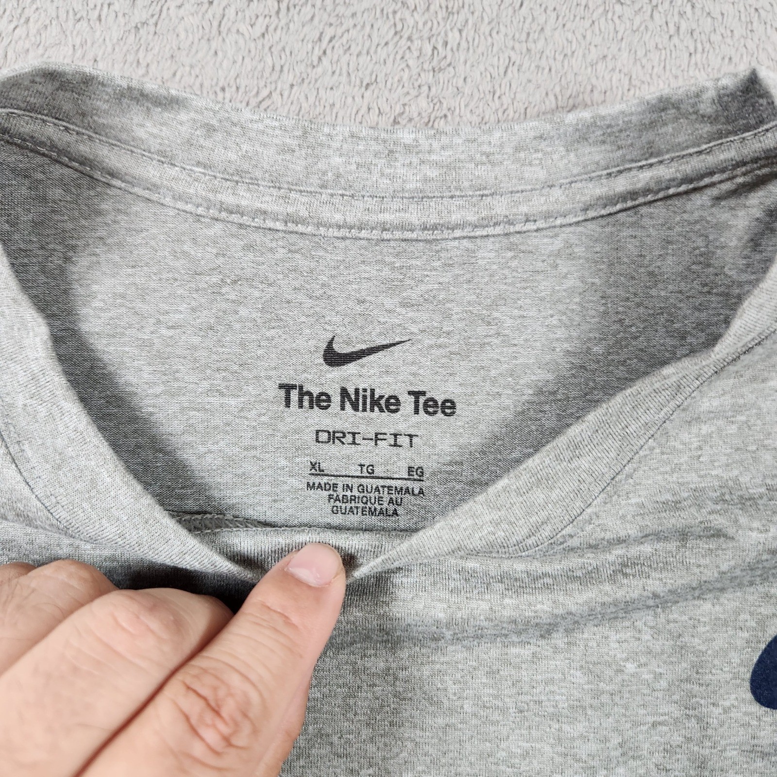 Nike Tee Baseball Hall of Fame Mens size XL Dri-FIT T-Shirt Grey gallery