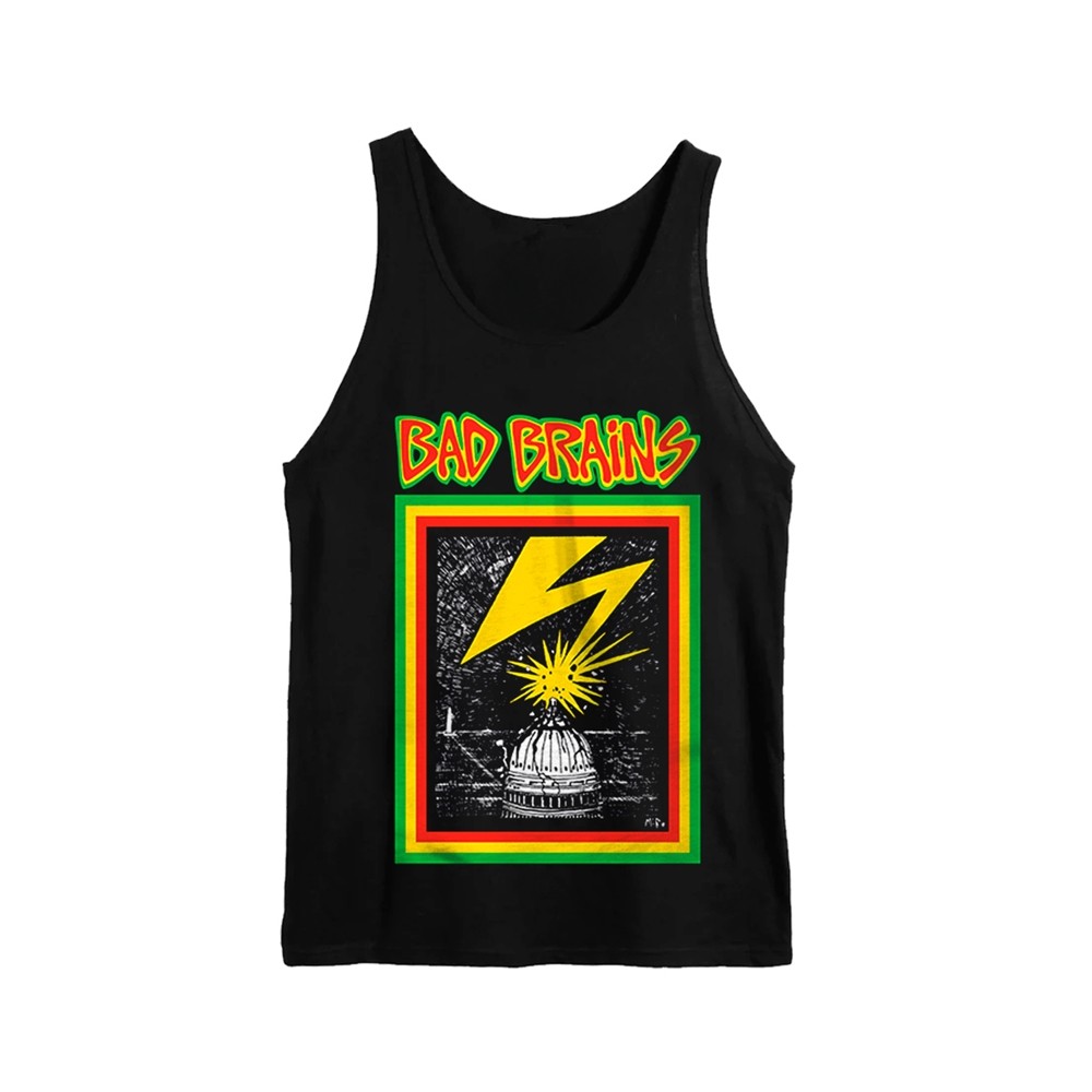 Authentic Bad Brains Capitol Tank Top T-Shirt S-3XL NEW