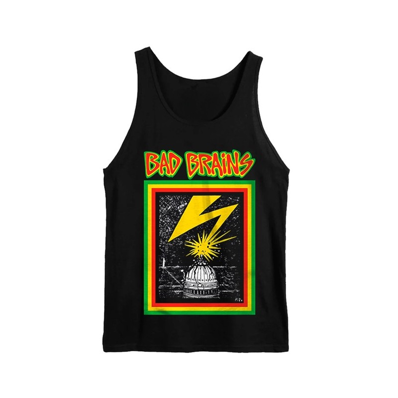 Authentic Bad Brains Capitol Tank Top T-Shirt S-3XL NEW