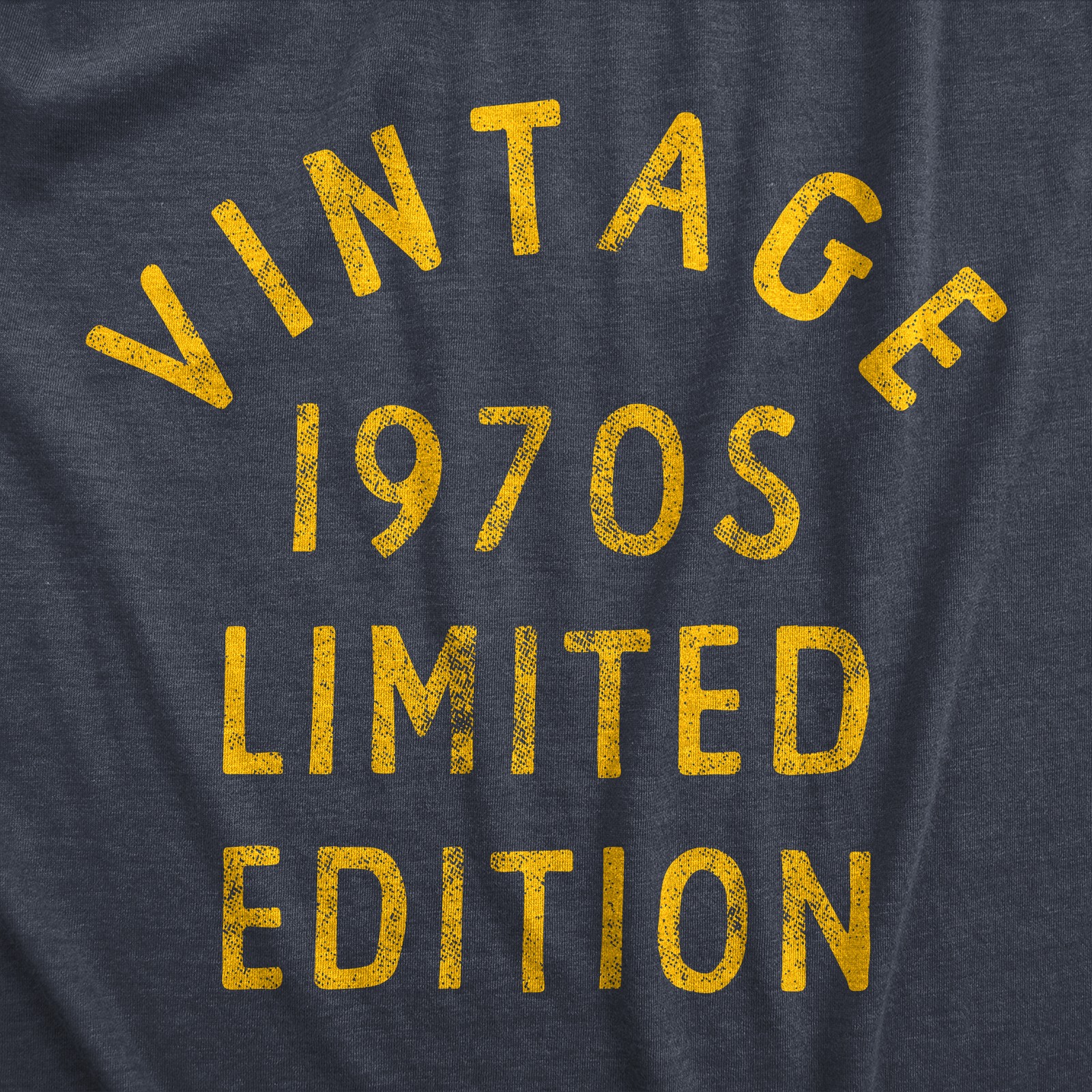 Mens Vintage 1970s Limited Edition T Shirt Funny Cool 1970 Theme Classic Tee for gallery