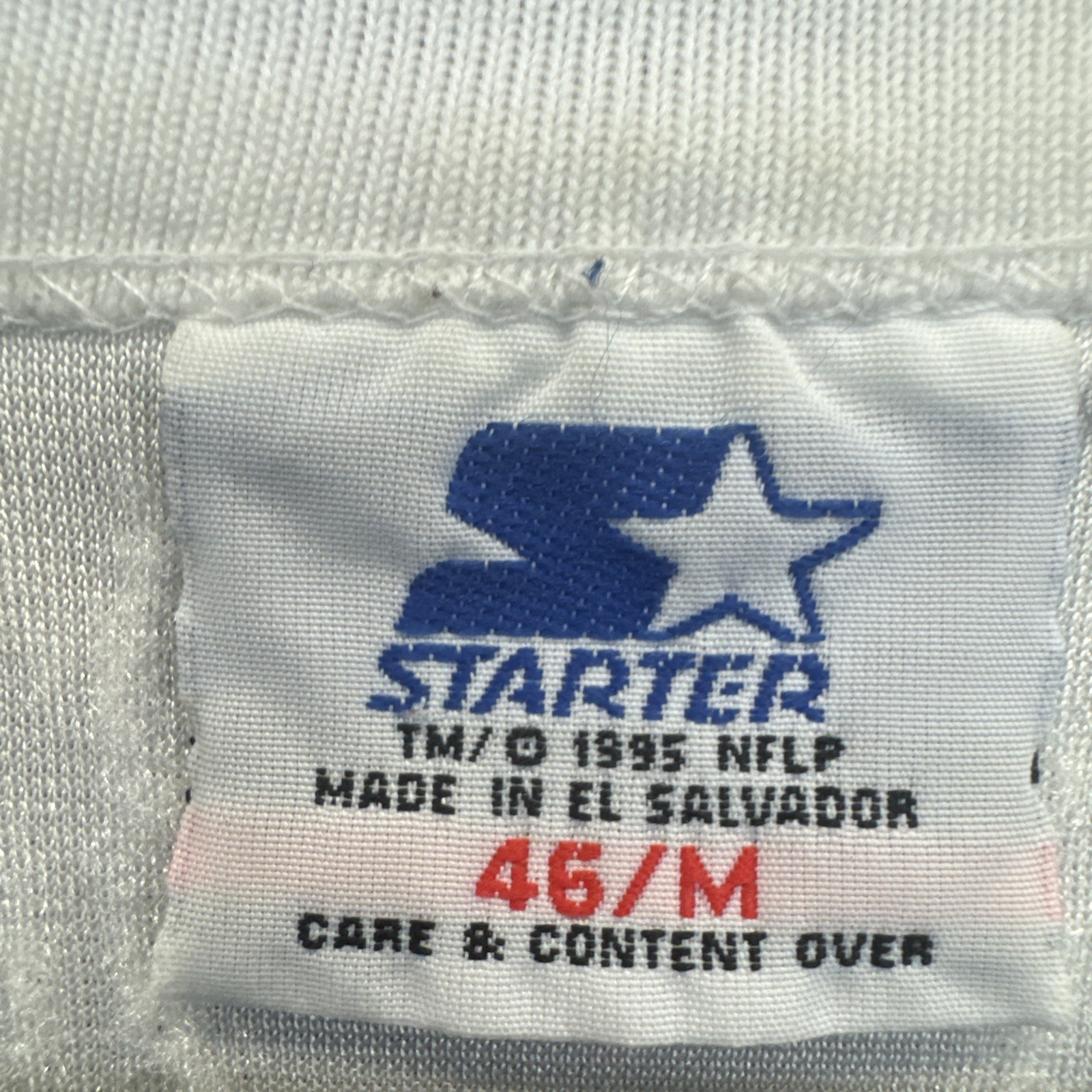 Starter Pro Line Ted Johnson NEW ENGLAND PATRIOTS Authentic NFL Jersey Side 46 M gallery