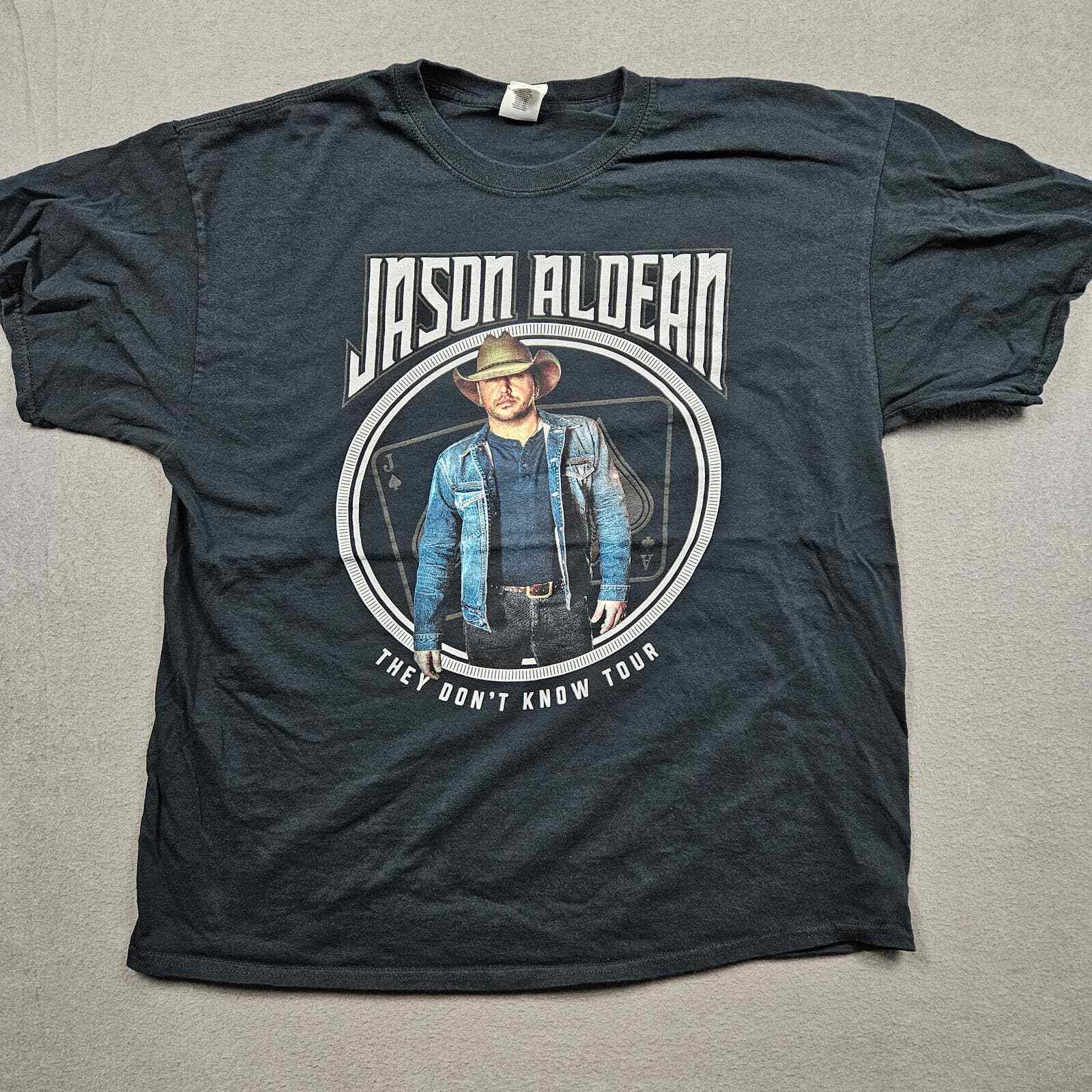 Jason Aldean They Dont Know Tour Shirt Size XL Country Music gallery