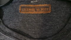License to Boot tshirt Men-Preowned-size tag cut out fits a Large