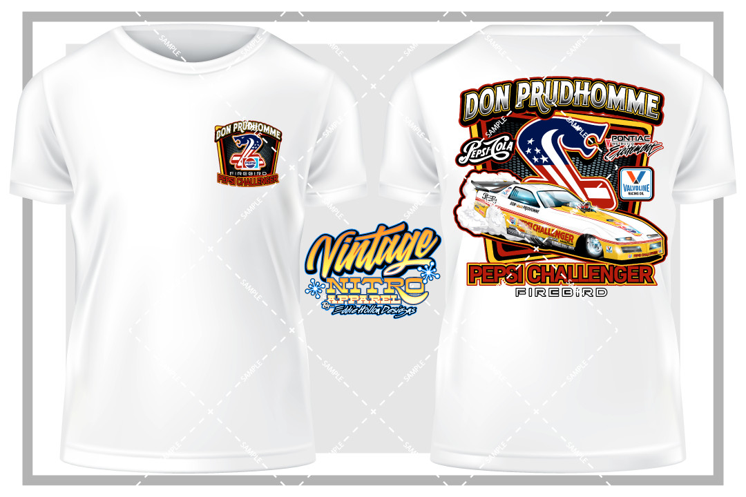 Don the SNAKE Prudhomme 1984 Pepsi Challenger Vintage style (322) T-Shirt gallery