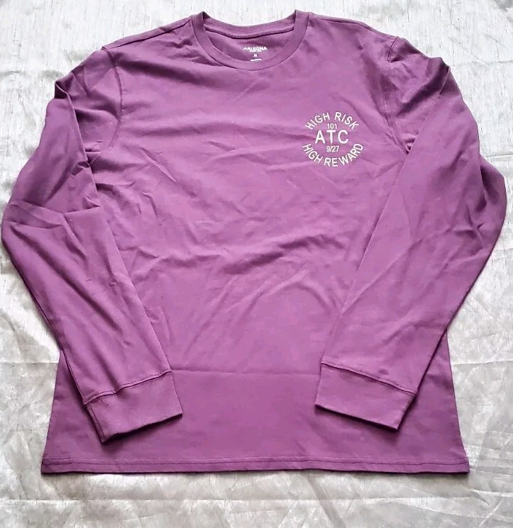 Arizona Jean co Mens High Rise High Reward Long Sleeve T-Shirt Tee 2 sided NWT gallery