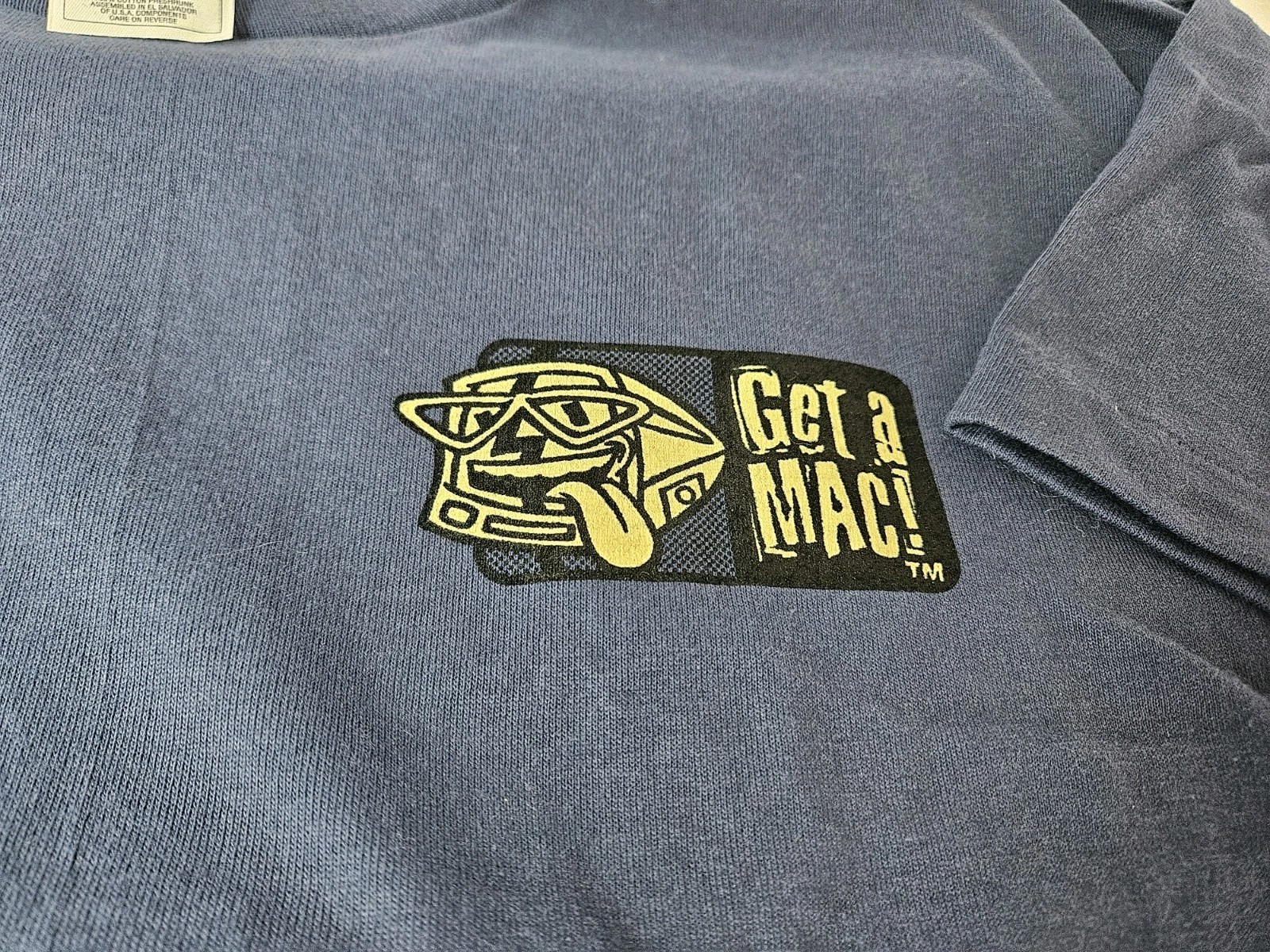 Apple Get a Mac, 1998 Vintage Tee Shirt XLarge gallery
