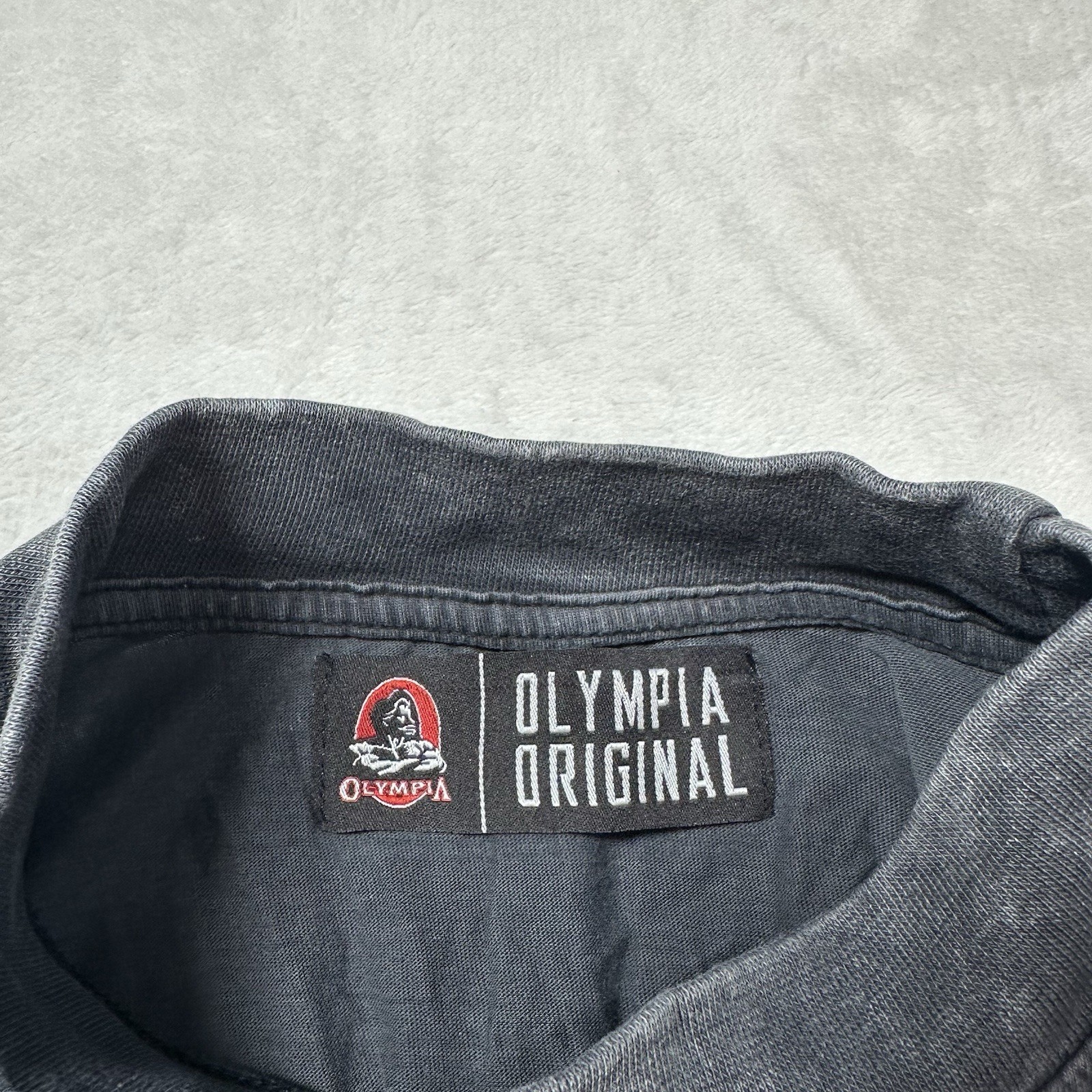 Joe Weider Mr Olympia Oversized Heavyweight T-Shirt Bodybuilding Gym Mens M gallery