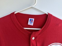 Vtg Russell Athletic Cincinnati Reds 2000 Jersey T-Shirt Sz XL MLB Good Shape